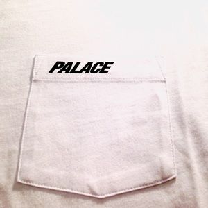 PALACE SKATEBOARDS CLASSIC POCKET LOGO L/S TEE